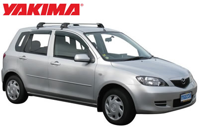 Mazda 2 Yakima roof racks